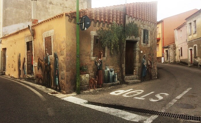 Murale din localitatea Cossoine – Sardinia – Foto Ionut Petru